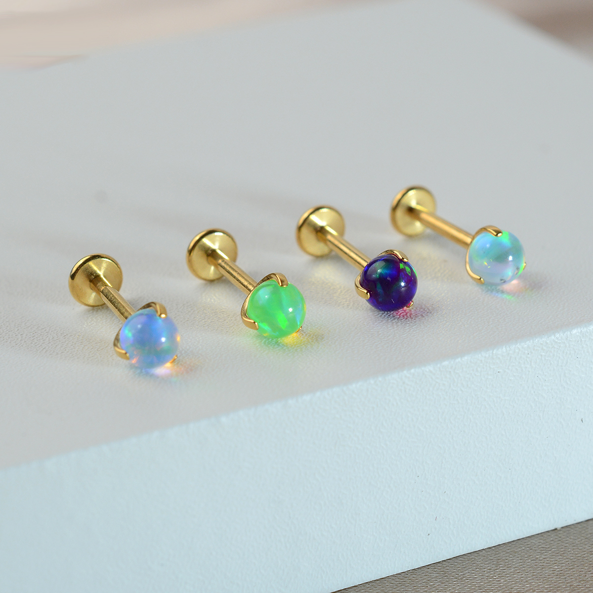 1PC Ttianium Steel Piercing La - Tragus Flat Back review and price