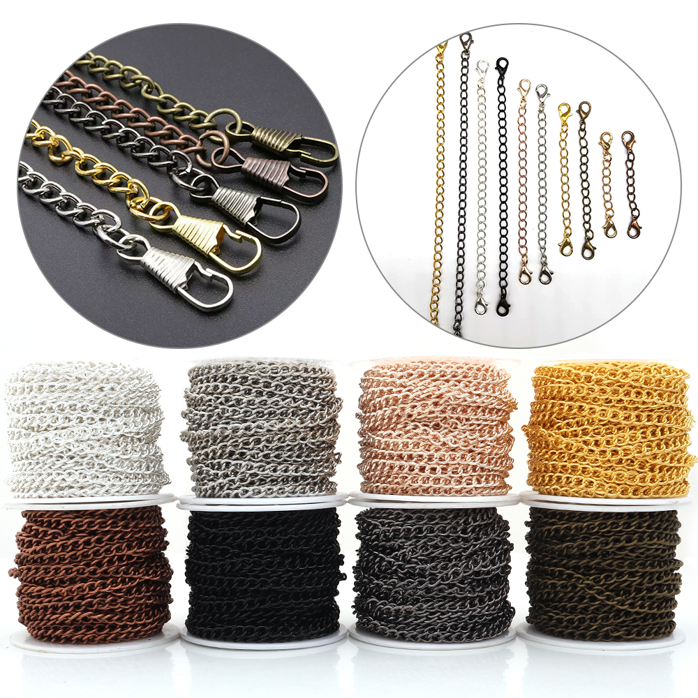 10yards/roll Flat 2-6mm Extens - Body Jewelry Chains review and price