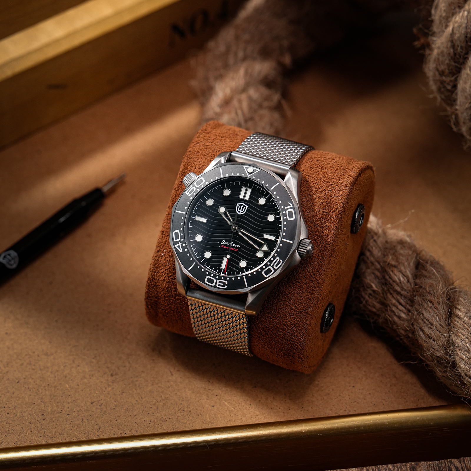 Watchdives 42mm Titanium Dive  - Body Jewelry Titanium review and price