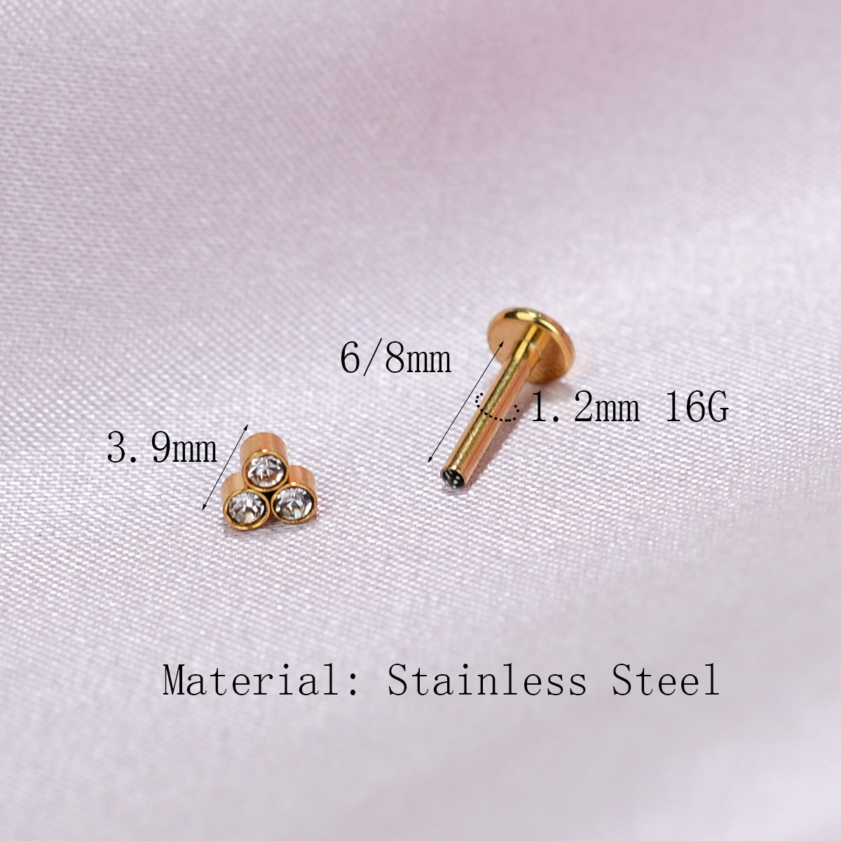 1PC New Surgical Steel Tiny Zi - Body Jewelry Nose Studs review and price