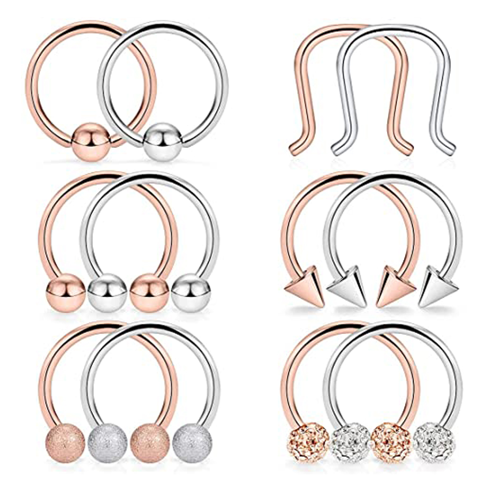 Stainless Steel Hinged Seamles - Clicker Ring Seamless review and price