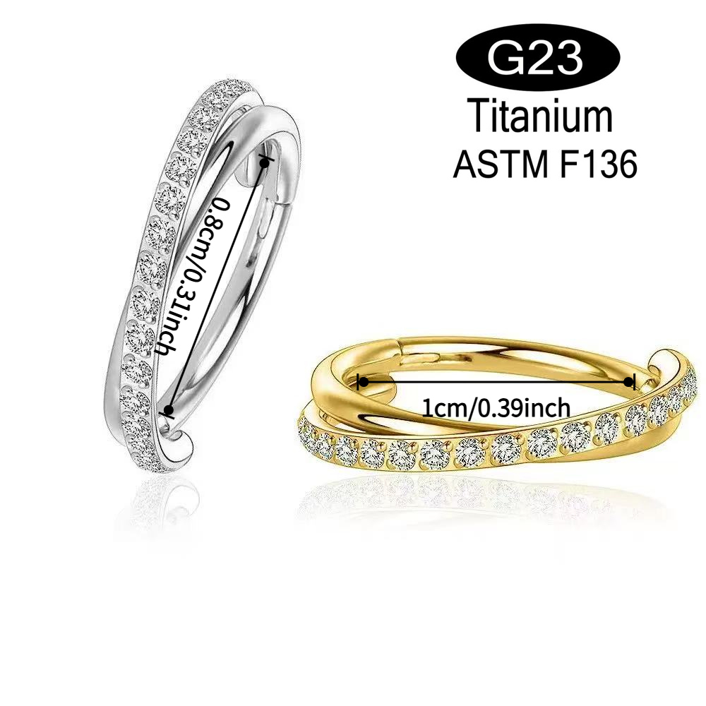 1pcs 16G Cartilage Earring Hoo - Clicker Ring Seamless review and price