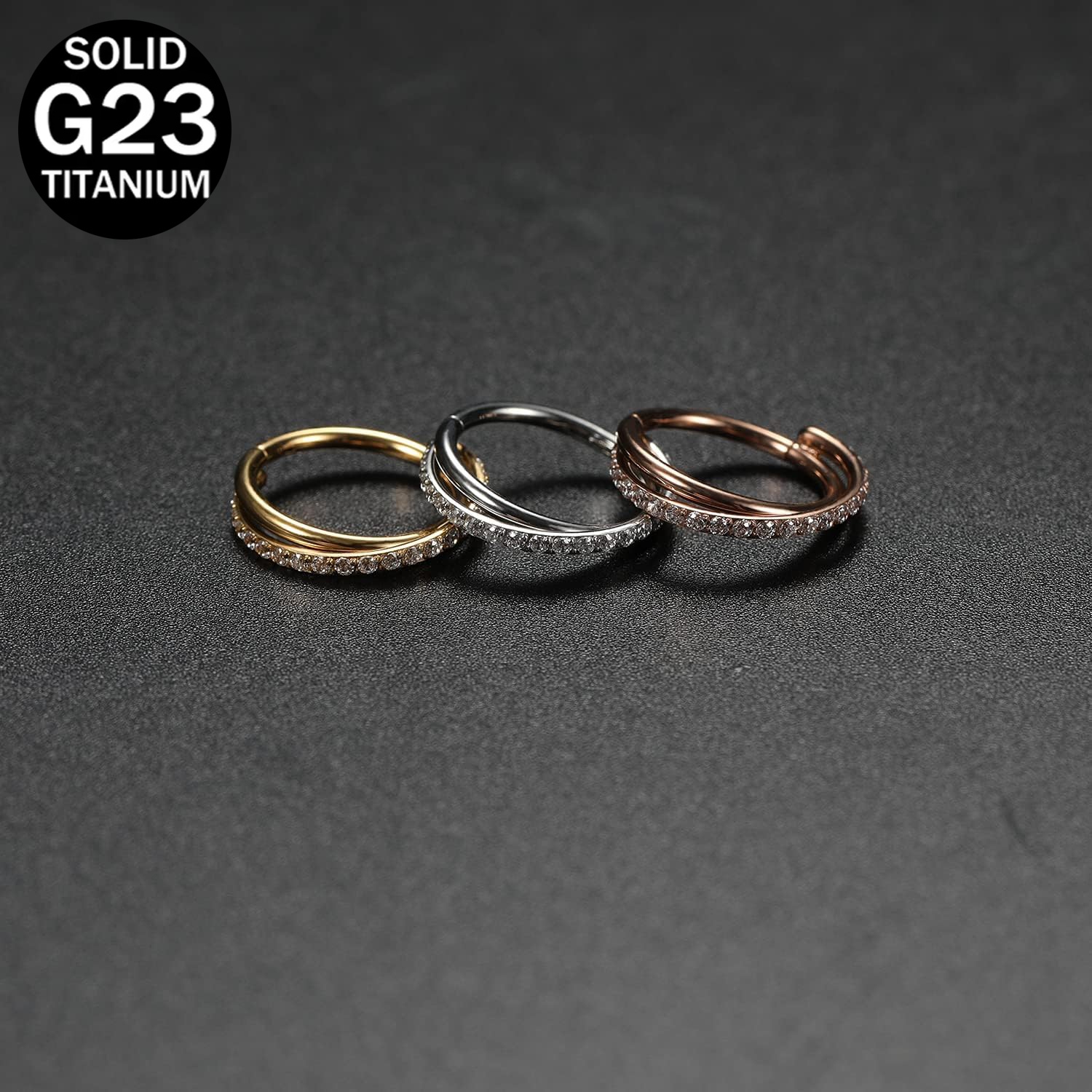 1pcs 16G Cartilage Earring Hoo - Clicker Ring Seamless review and price